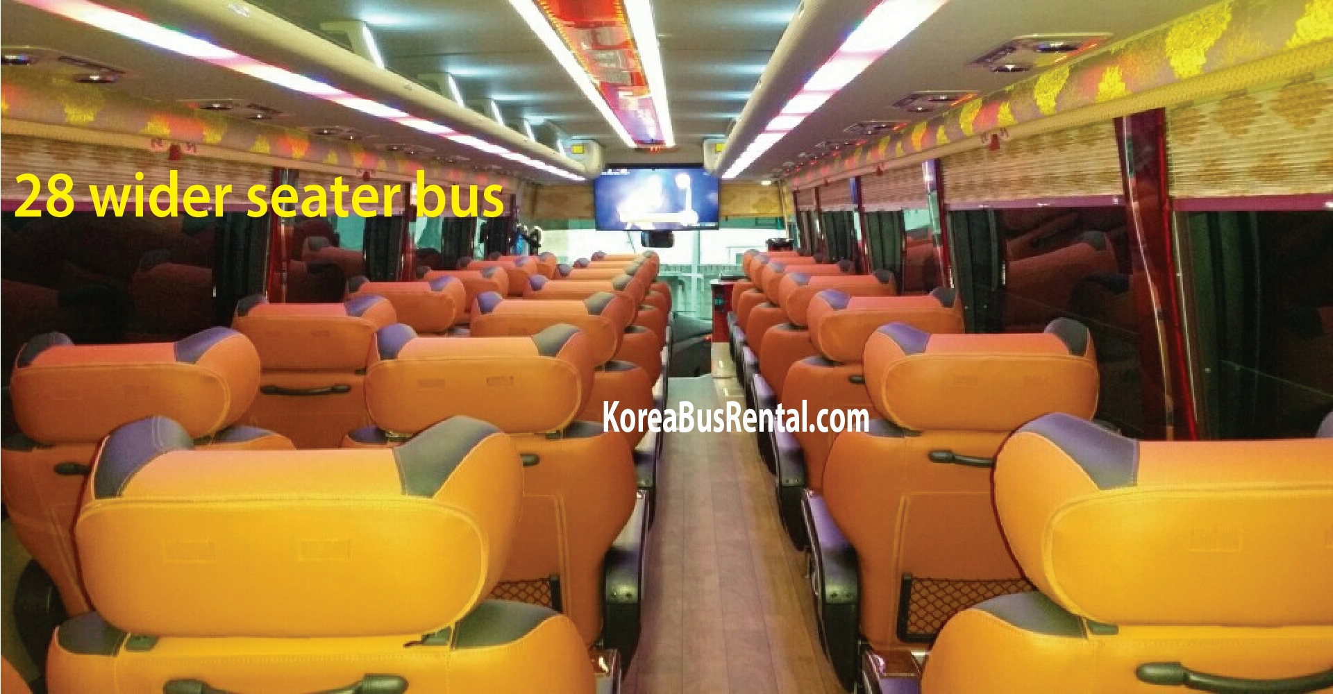 Bus rental in Seoul, Incheon, Busan, Jeju
